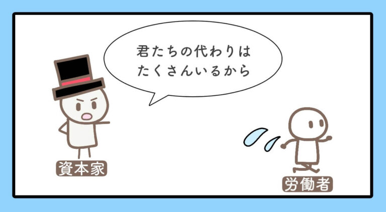 相対的過剰人口とは?イラストで分かりやすく説明 | きつねの経済学